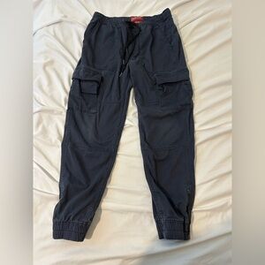 Arizona Flex Jogger Cargo Pants Mens 30 Blue Elastic Waist Streetwear